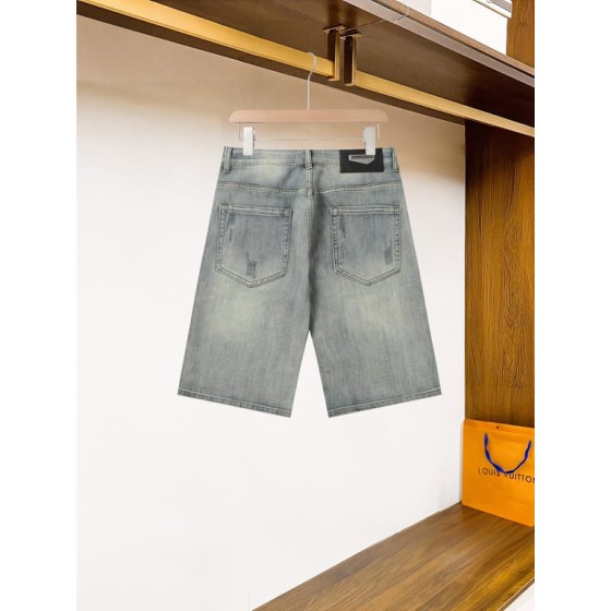 Dior Light Wash Denim Shorts